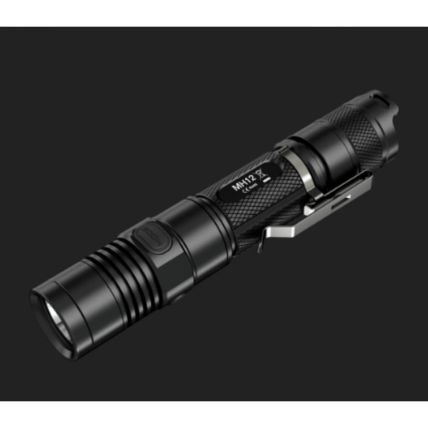 NITECORE MH12 1000 Lumen Long Throw USB Rechargeable Flashlight