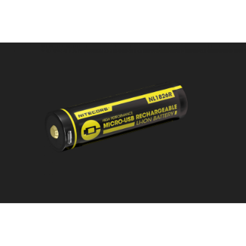 NITECORE NL1826R 2600mAH 3.7V 18650 USB Rechargeable Batteries