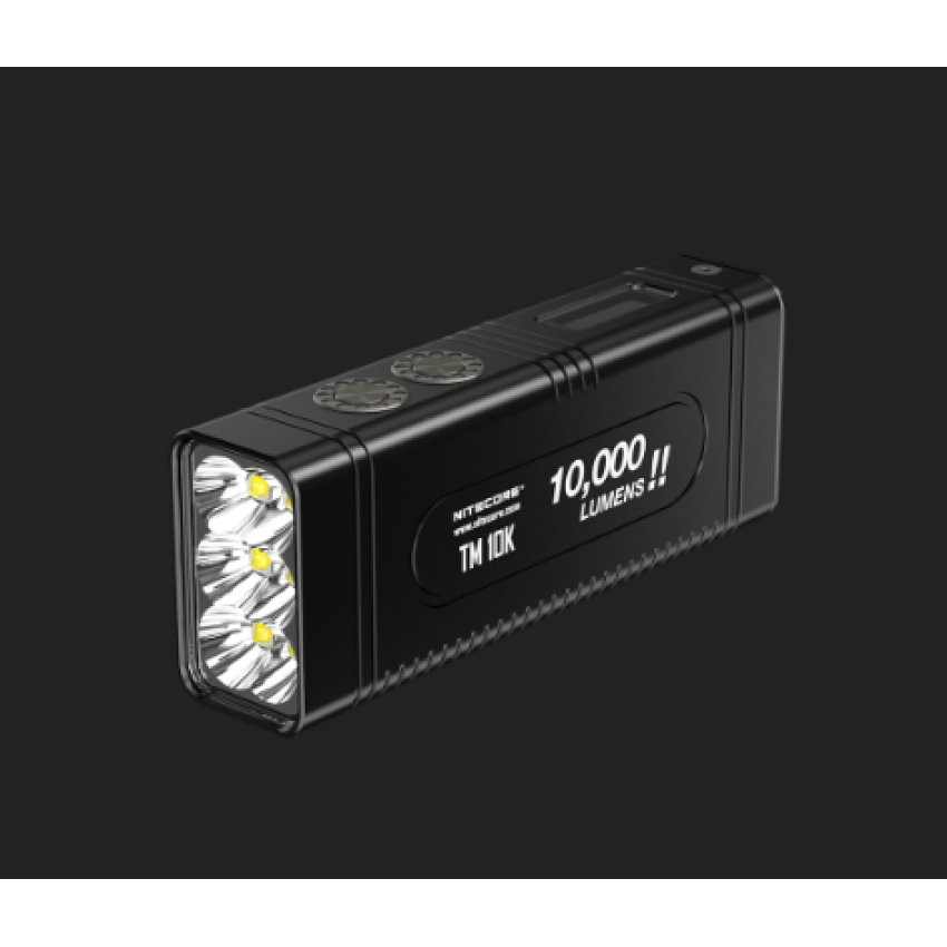 NITECORE TM10K Tiny Monster 10,000 Lumen Burst Rechargeable Flashlight