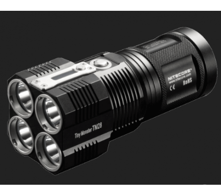 NITECORE TM28 Tiny Monster 6000 Lumen QuadRay Rechargeable Flashlight