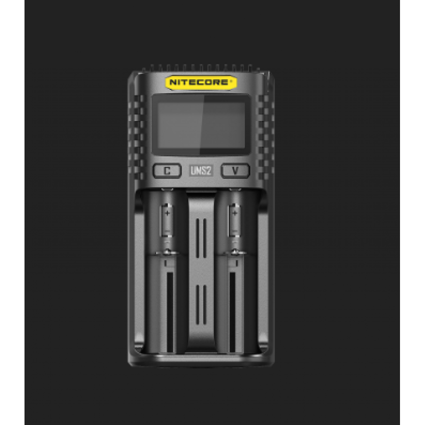 NITECORE UMS2  Intelligent USB Dual-Slot Quick Battery Charger for Li-Ion/Ni-MH/Ni-Cd/IMR 16340 14500 18650 21700 20700 AA AAA