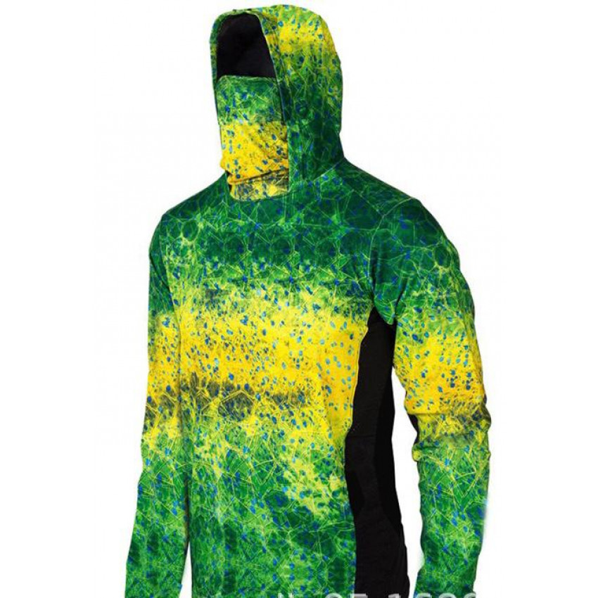 Sunshine Performance Fishing Hoodie with Face cover XXL