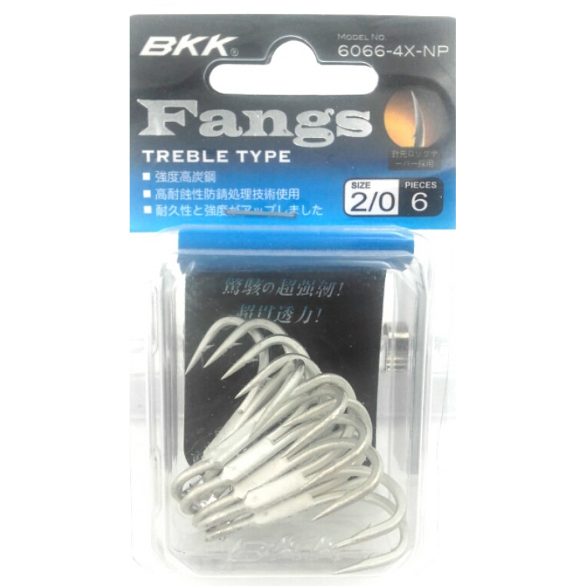 BKK FANGS 6066-4X-NP #2/0