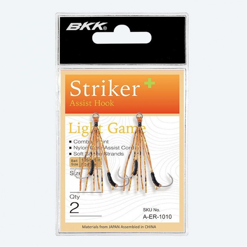 BKK STRIKER+ LIGHT GAME ASSIST HOOKS  SIZE XL