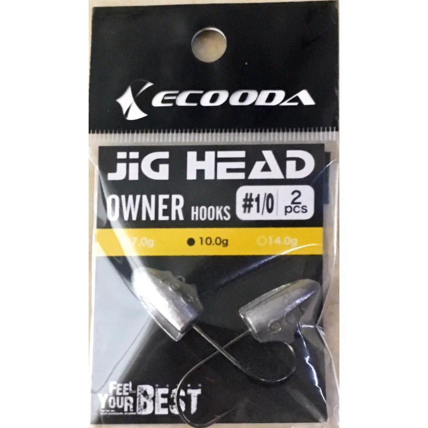 ECOODA JIG HEAD OWNER HOOKS 10G #1/0
