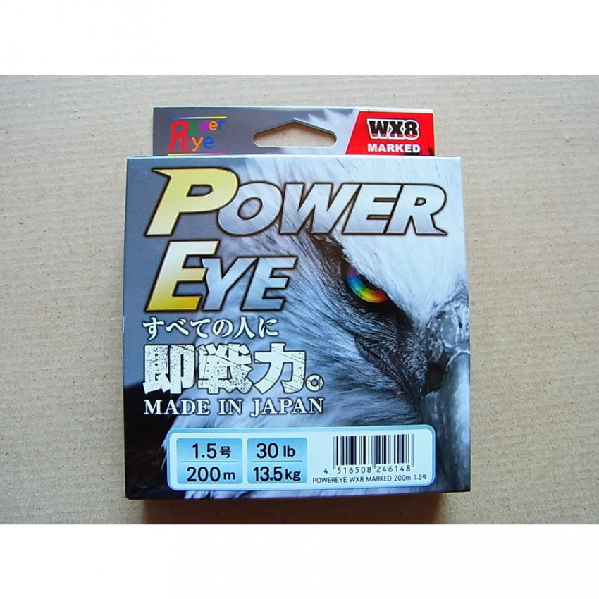 PowerEye WX8 MARKED 200M PE1.5 30LB