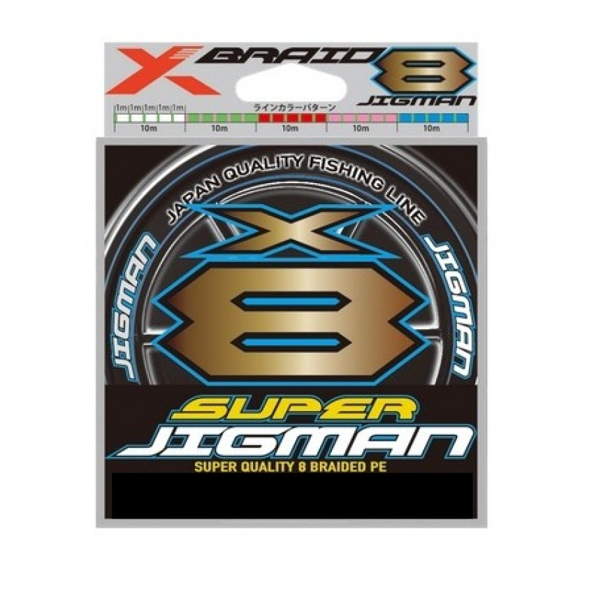 YGK X-BRAID SUPER JIGMAN X8 300m PE1.2 25LB