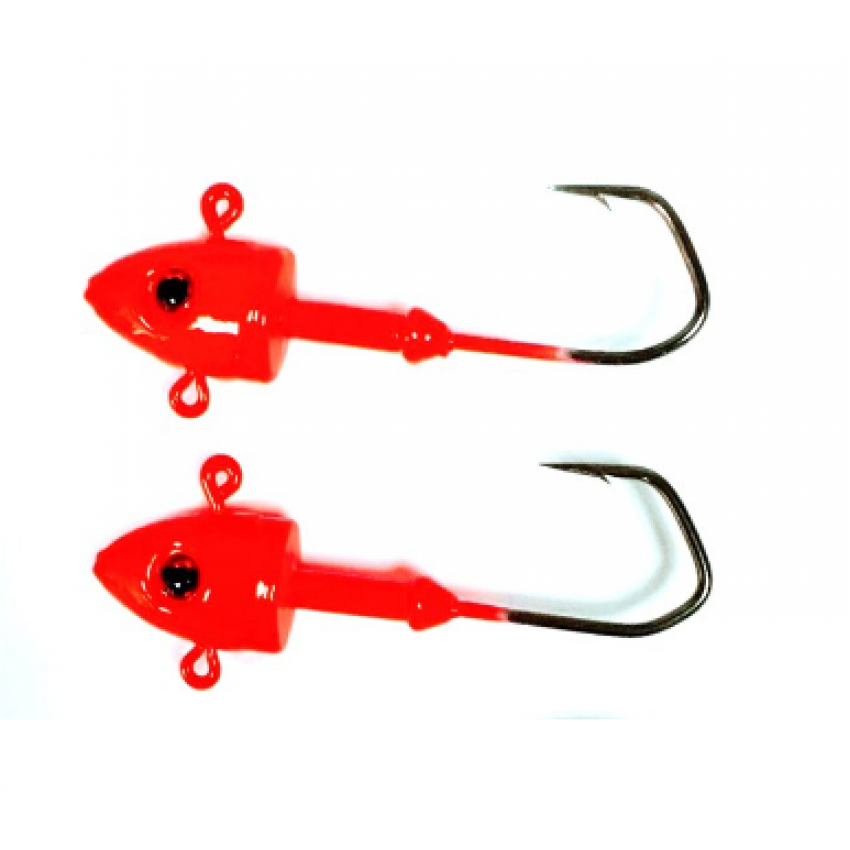 RED JIGHEAD 45G TWIN PACK